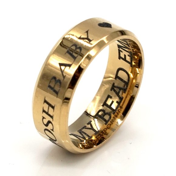 Men's Titanium marking rings. - Picture 4 of 7